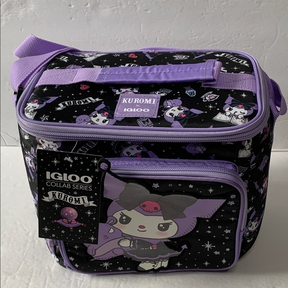 KUROMI 9 Can Insulated Bag Igloo Cooler Sanrio Hello Kitty NWT - Picture 13 of 13